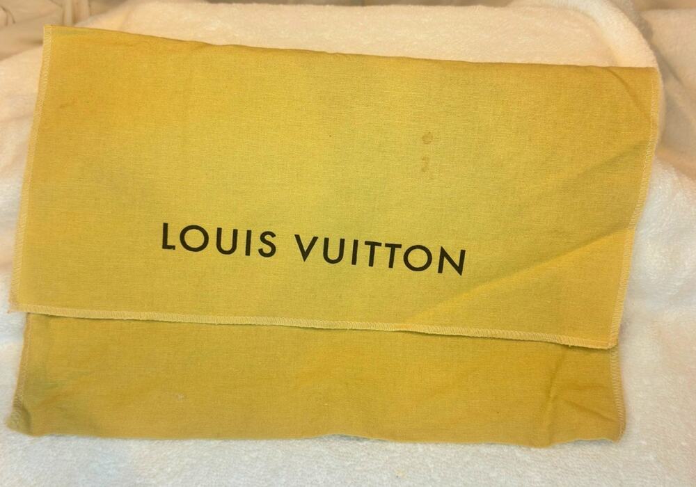 Authentic Louis Vuitton Small Cotton Dust Bag Pouch Cover Made in Spain